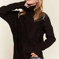 Diamond Braid Sweater