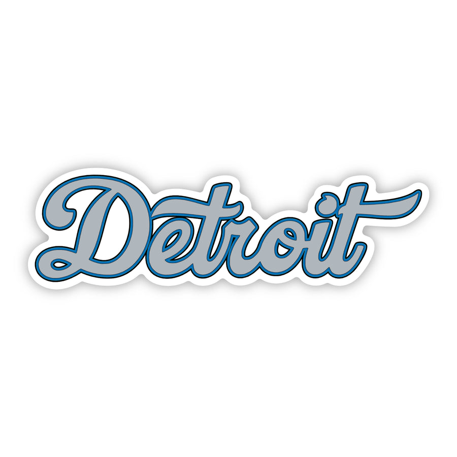Detroit Script Decal