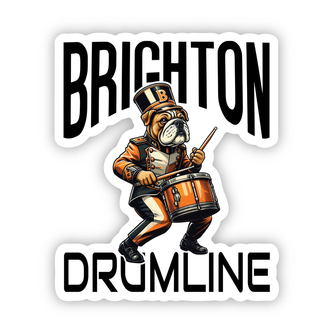 Vintage Bulldog Mascot Decals
