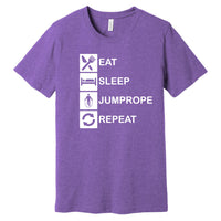 Eat, Sleep, Jumprope, Repeat Tee