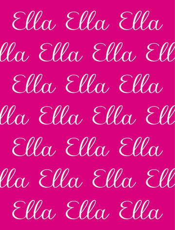 Custom Name Sherpa Blanket - 30" x 40"