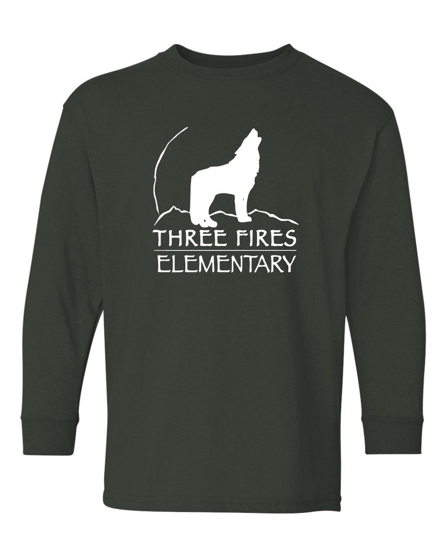 Three Fires Logo Long Sleeve Tee