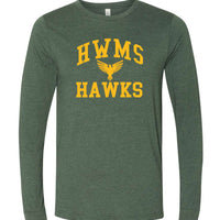 Highlander Way Hawks Premium Log Sleeve Tee