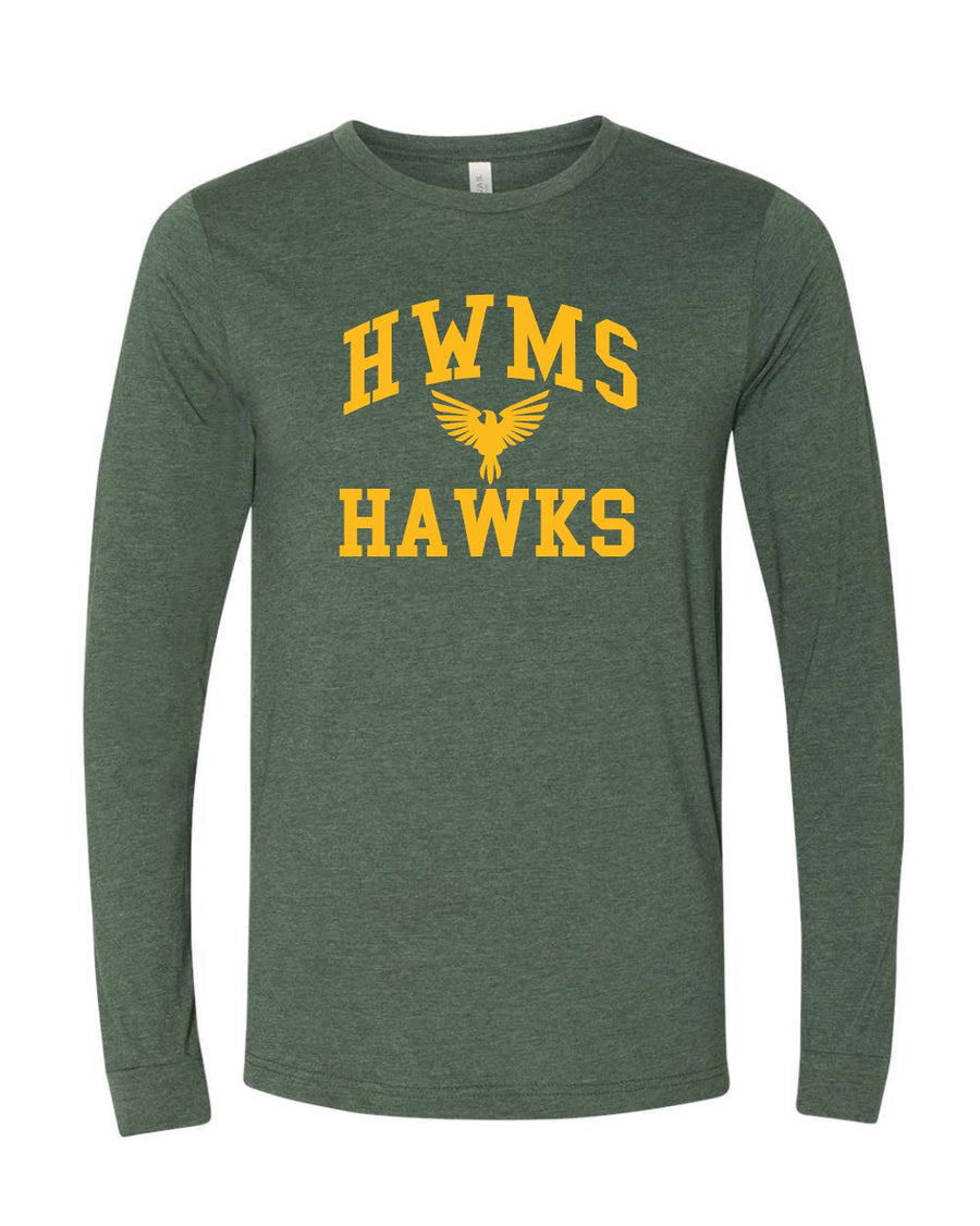 Highlander Way Hawks Premium Log Sleeve Tee