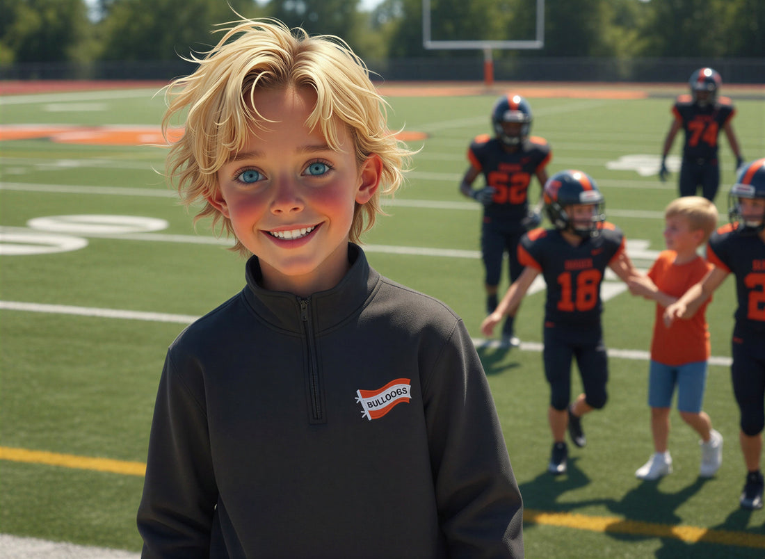 Heritage Pennant Youth Quarter Zip Sweatshirt