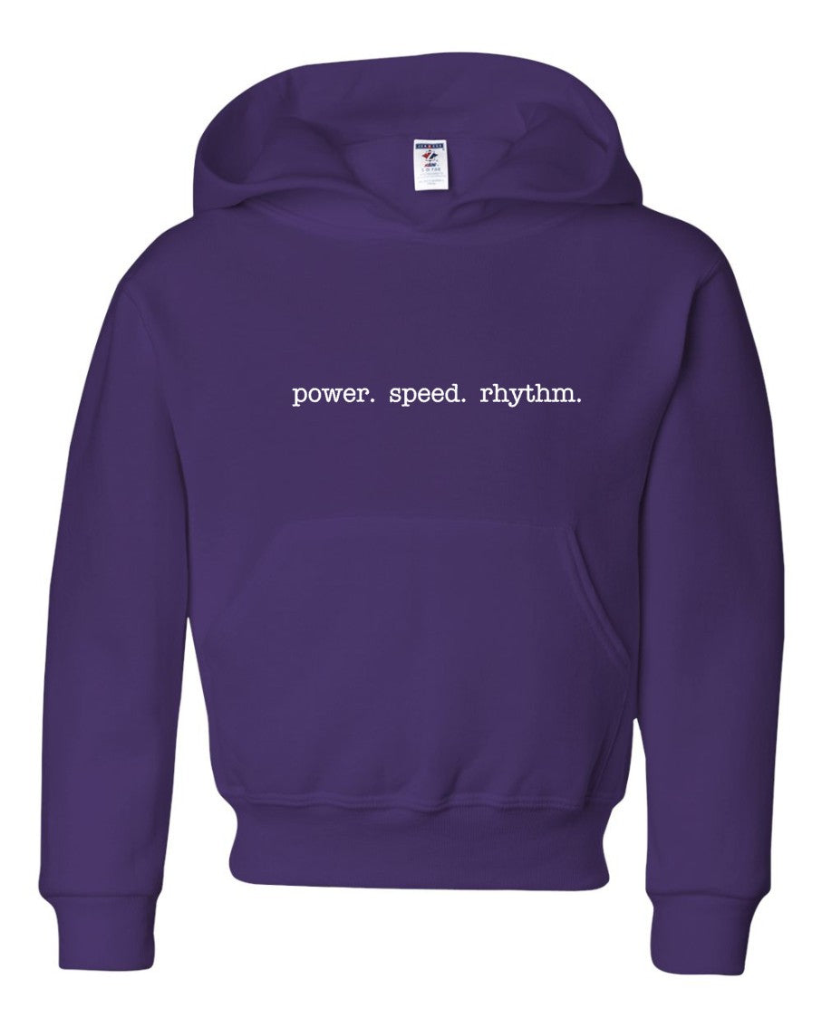 Power. Speed. Rhythm. Hoodie