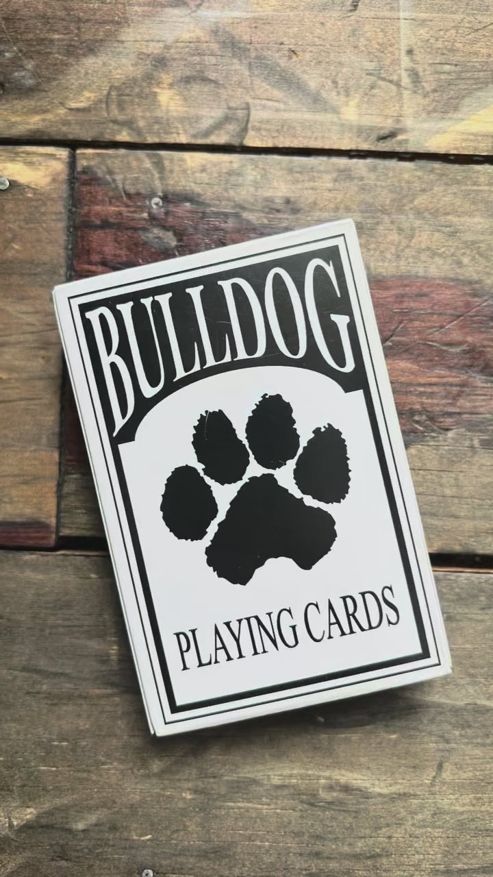 Bulldogs Playing Cards