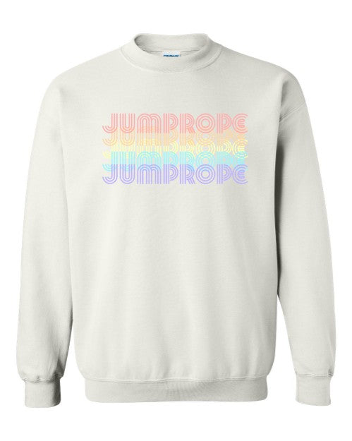 Retro Rainbow Jumprope Crewneck