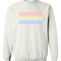 Retro Rainbow Jumprope Crewneck