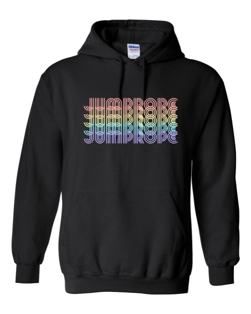 Retro Rainbow Jumprope Hoodie
