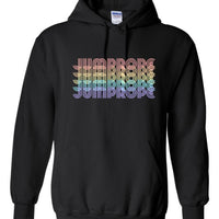 Retro Rainbow Jumprope Hoodie