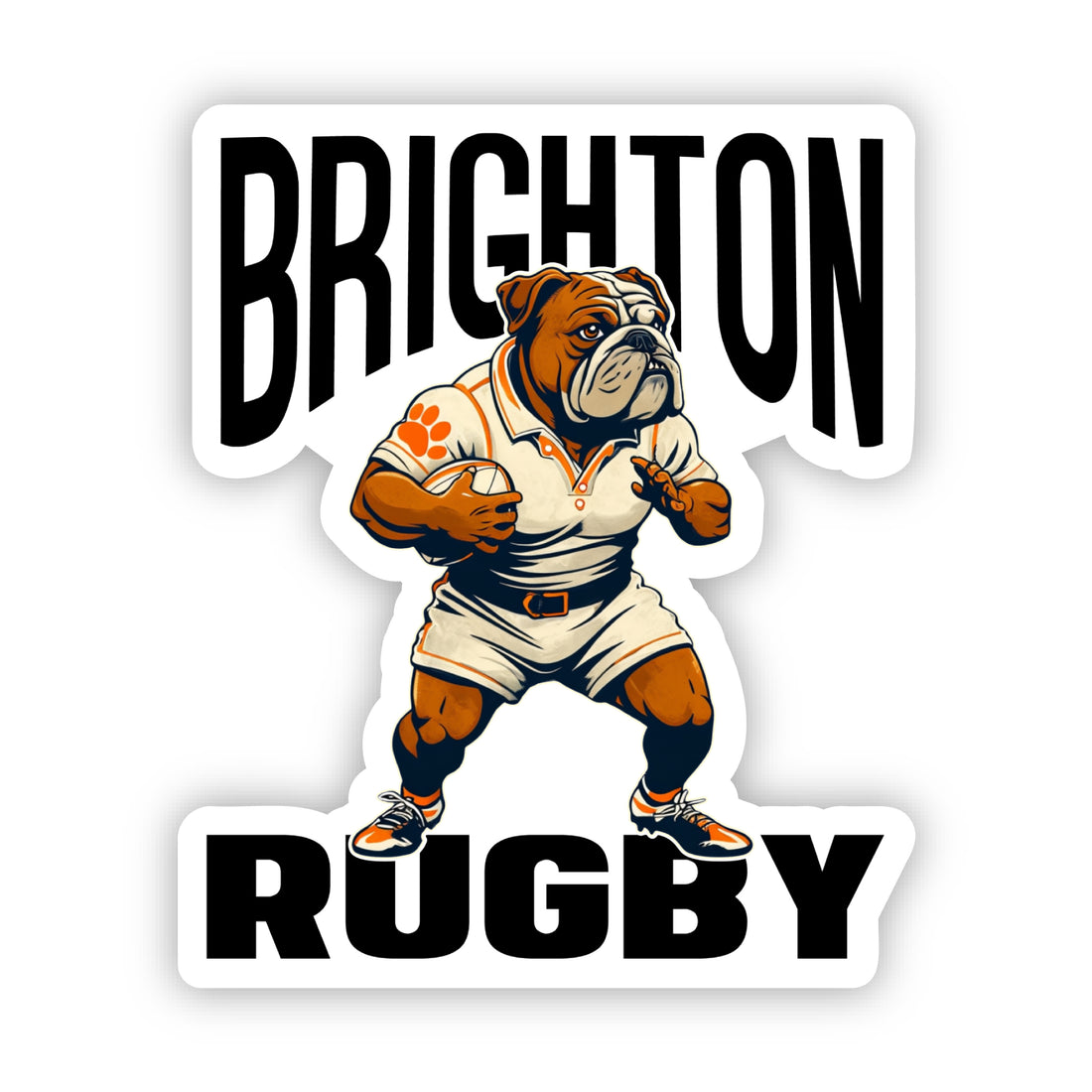 Vintage Bulldog Mascot Decals