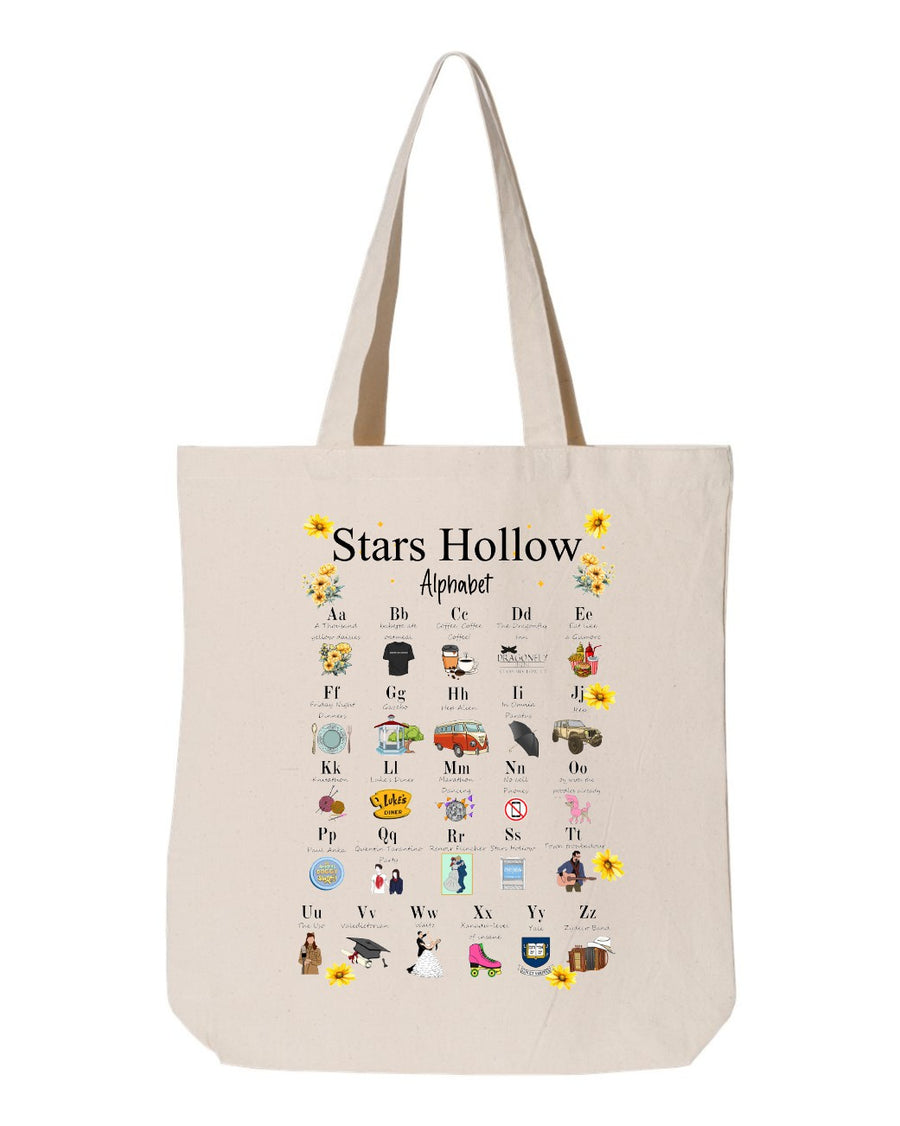 Stars Hollow Alphabet Tote Bag