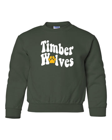 Timberwolves Wave Crewneck