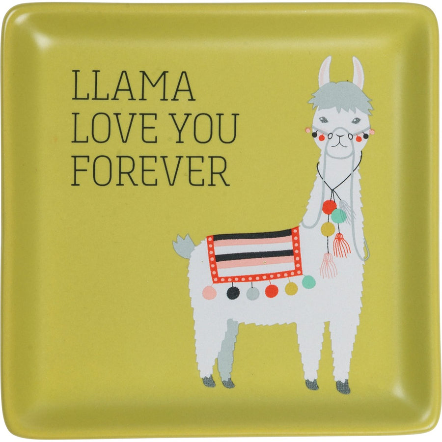 Llama Love You Forever Vanity Tray