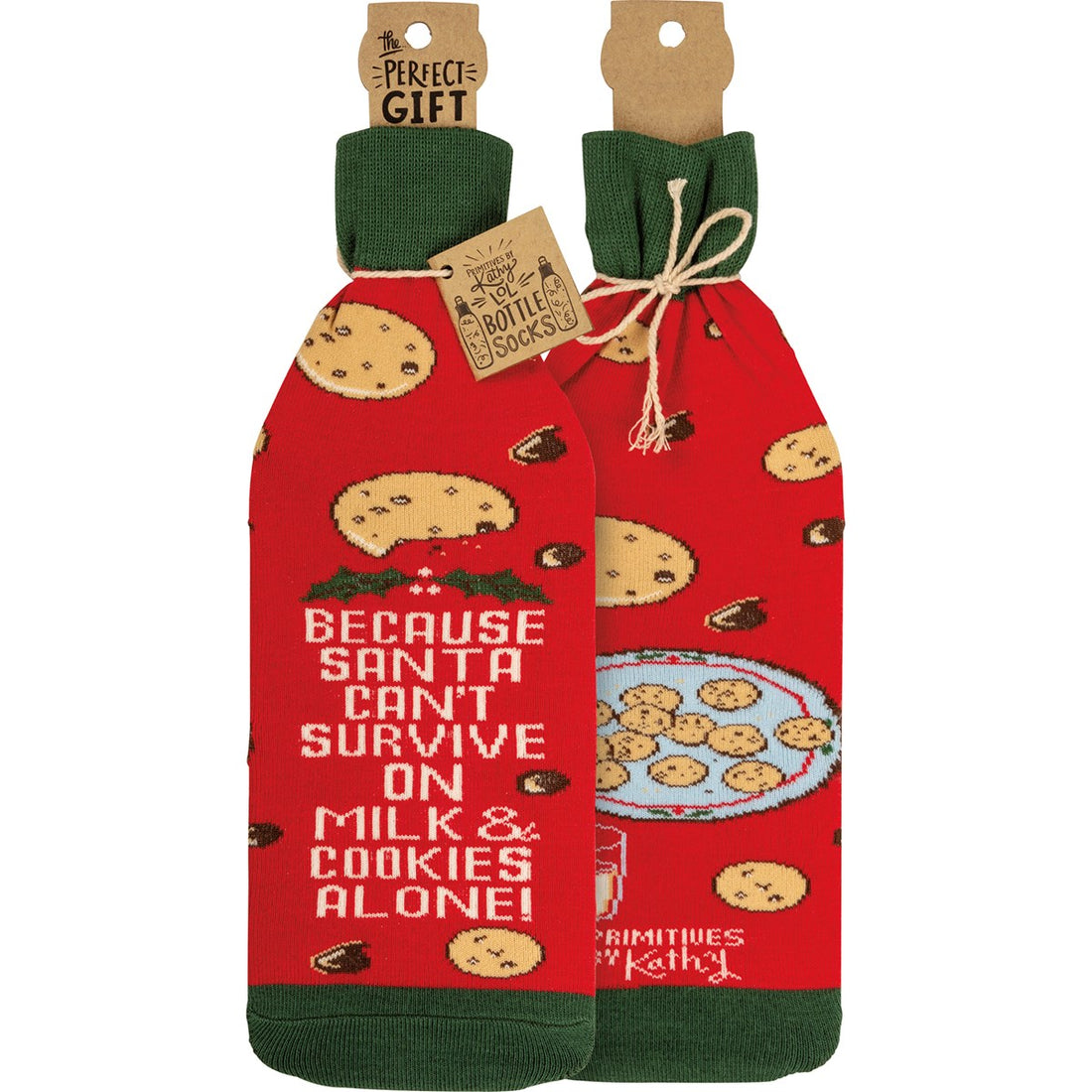 Christmas Bottle Sock
