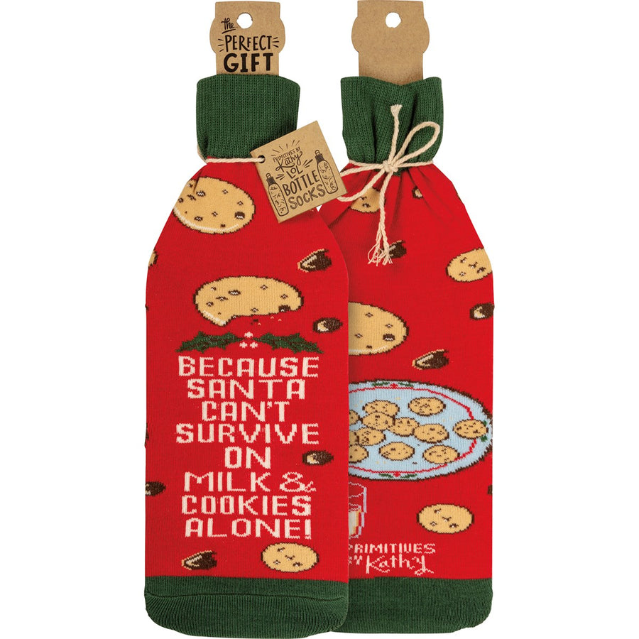 Christmas Bottle Sock