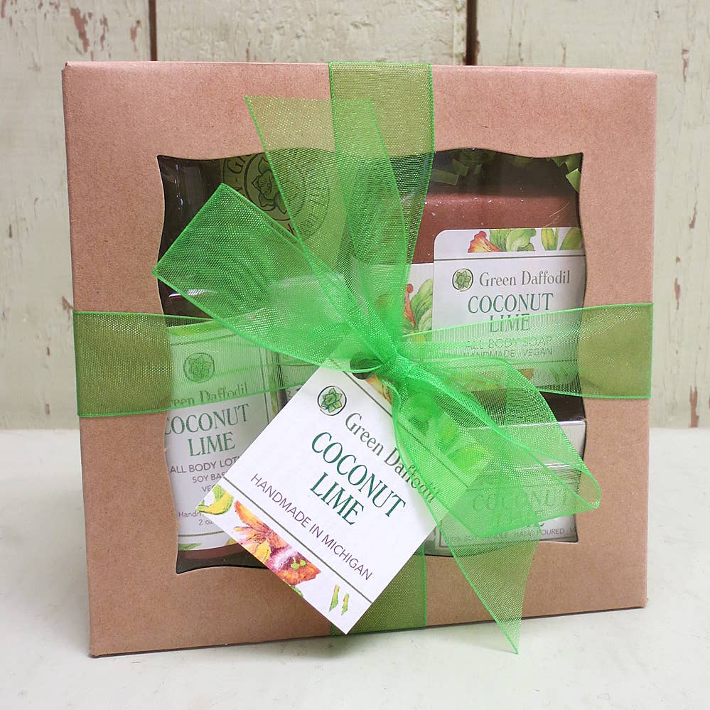 Coconut Lime Boxed Gift Set - Tropical