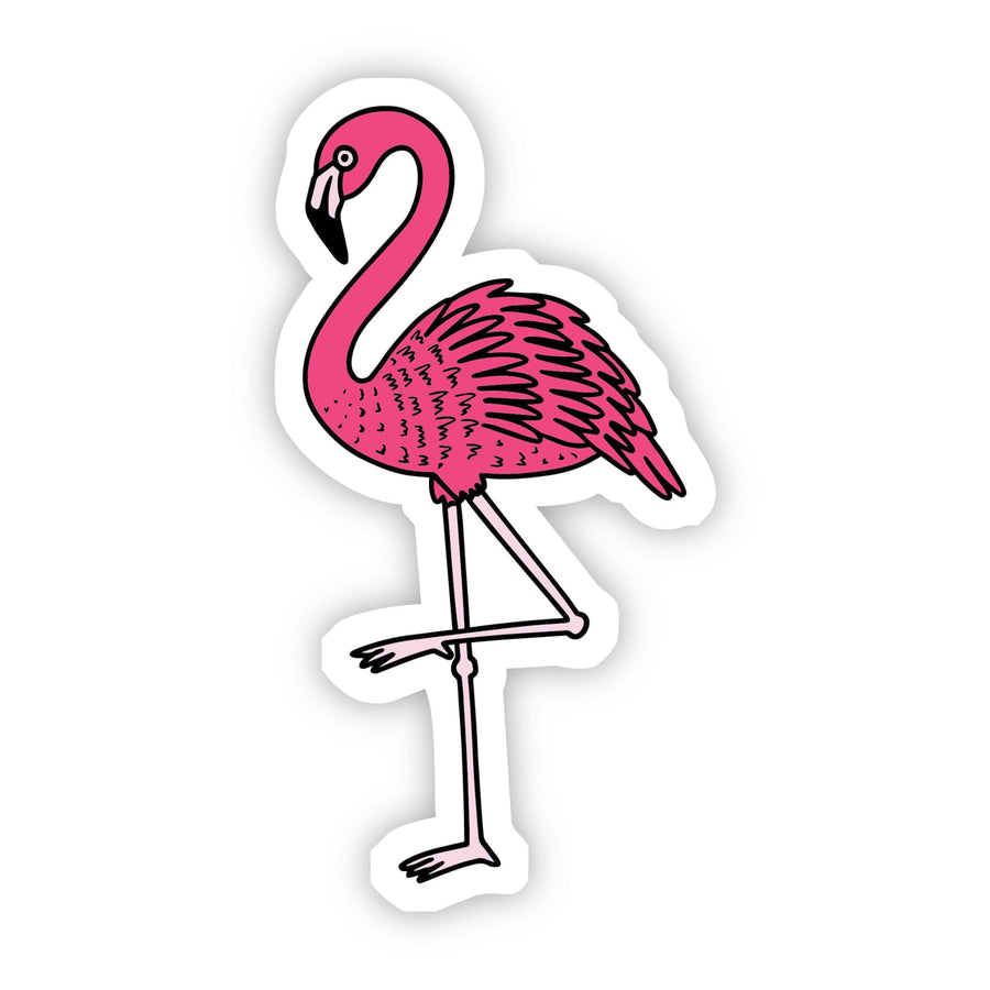 Pink Flamingo Aesthetic Sticker