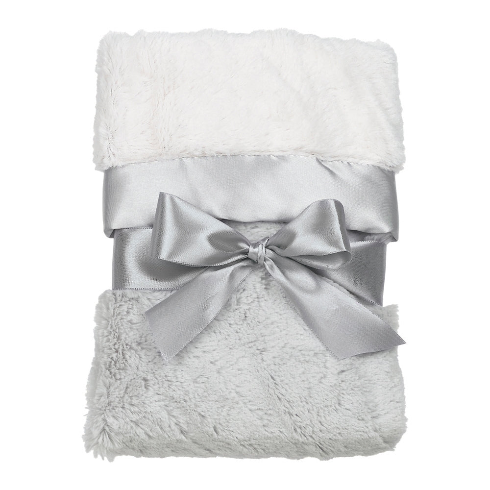 Silky Soft Security Blanket - steel