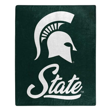 Michigan State Spartans ‘Signature’ Raschel Throw Blanket