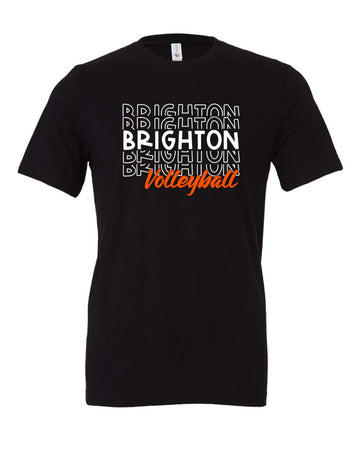Brighton Volleyball Premium Cotton Tee - Repeat Design