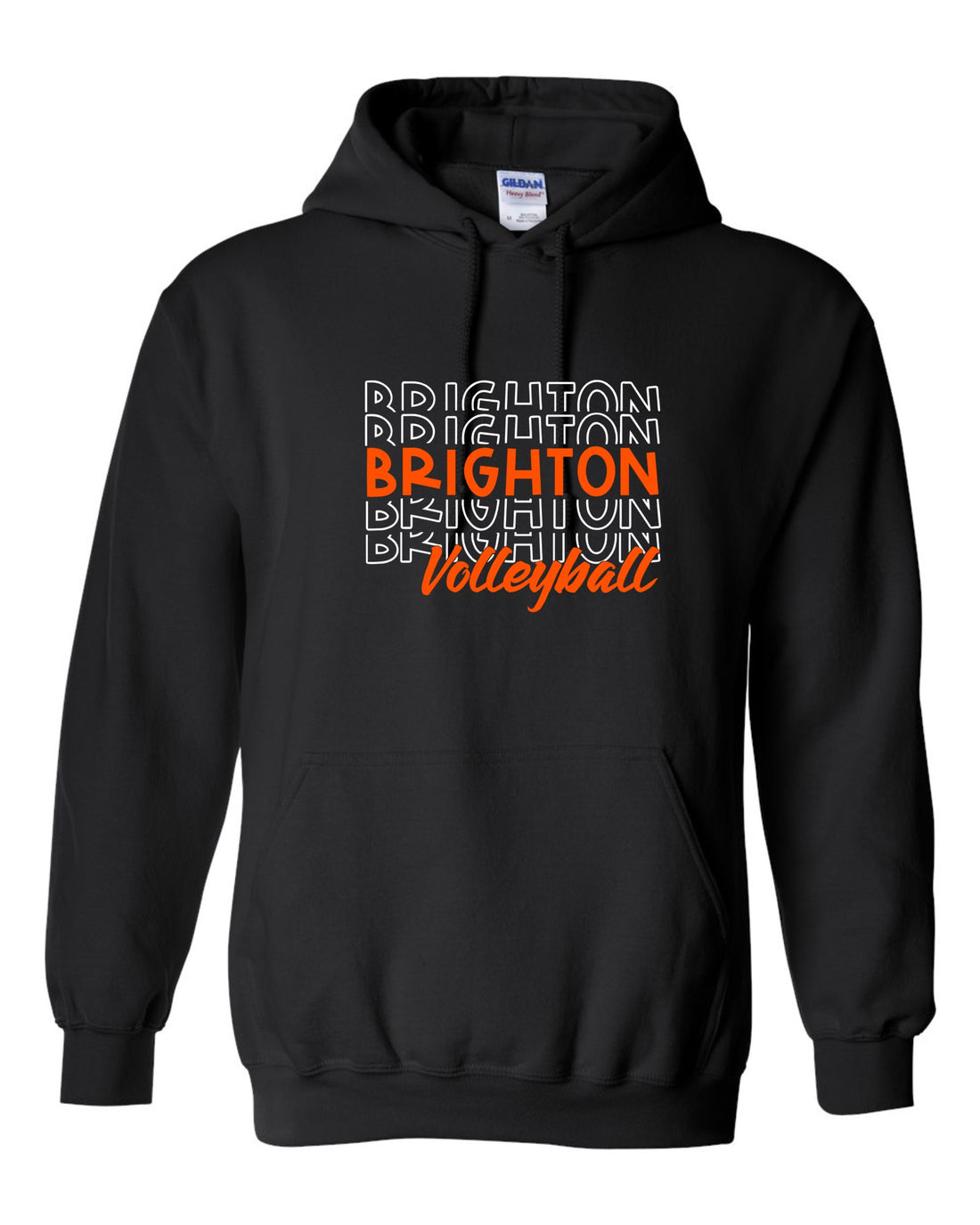 Brighton Volleyball Basic Hoodie - Repeat Design