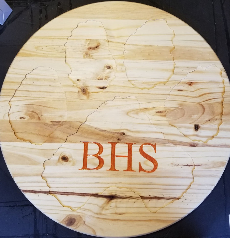 Paw Print Signature Board