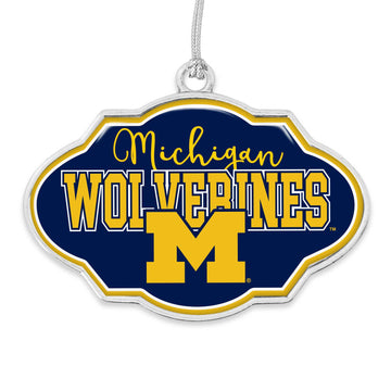 Michigan Wolverines Frame Ornament