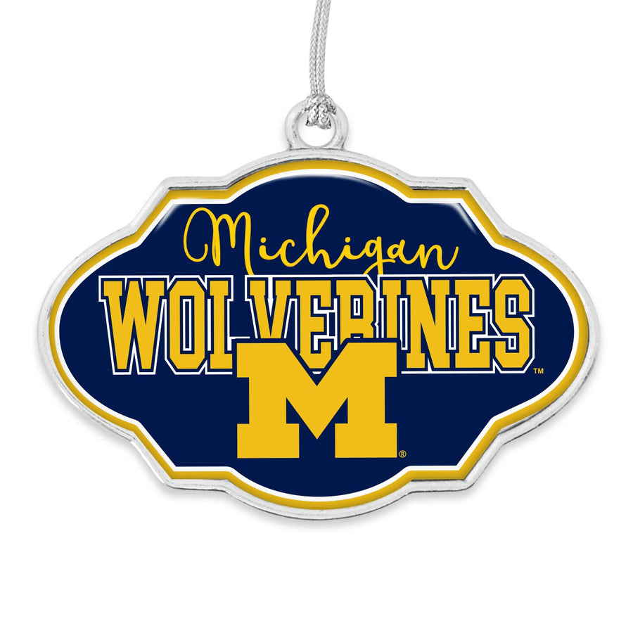 Michigan Wolverines Frame Ornament