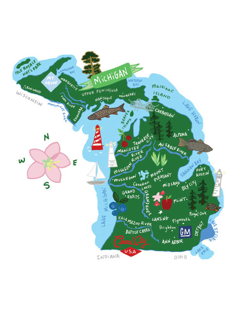 Michigan Notecards