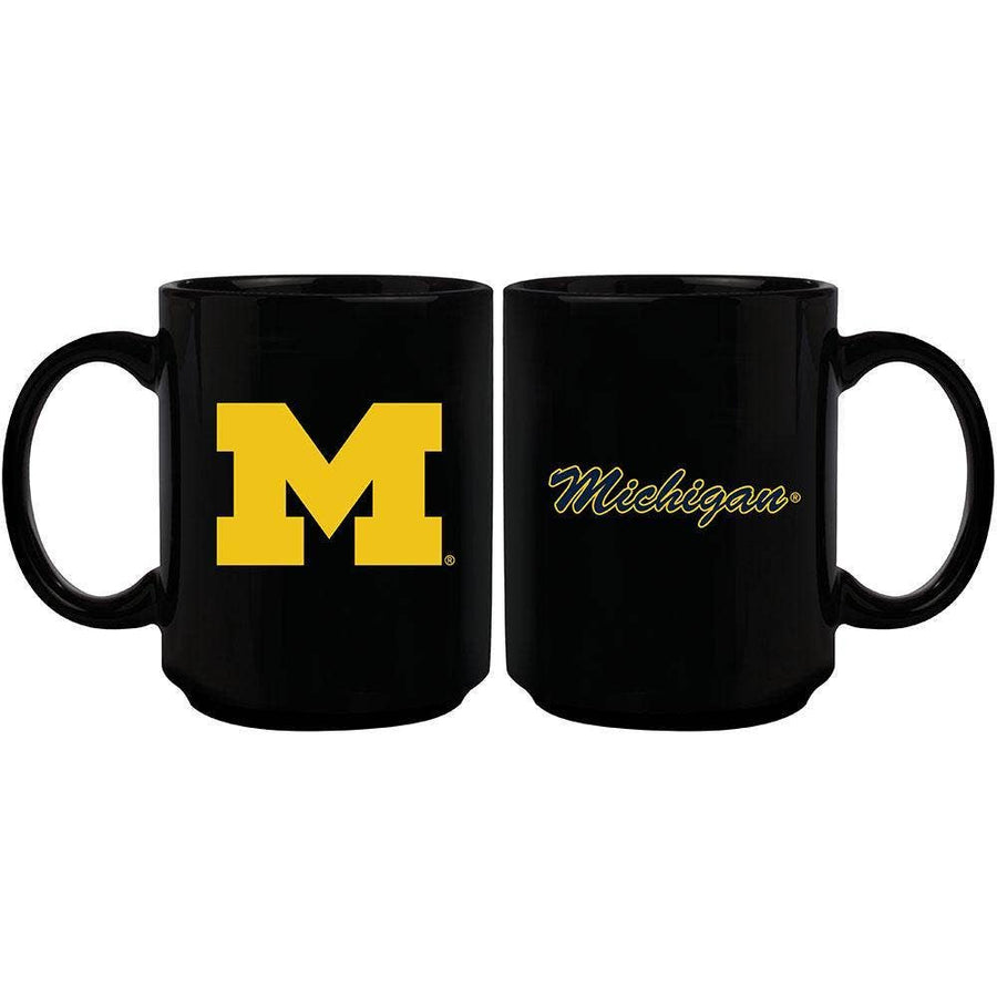 15oz Black Mug | Michigan Wolverines