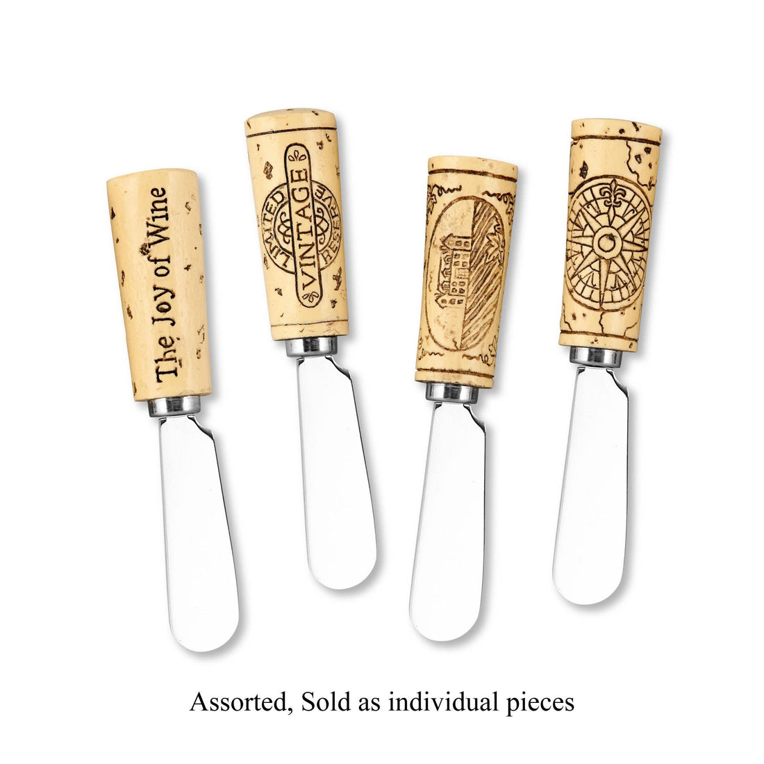 Vintage Wine Cork Polyresin Cheese Spreader