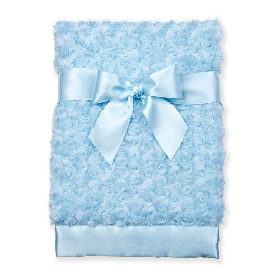 Swirly Snuggle Blanket - Blue