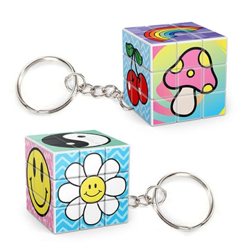 Jumble Cube Keychain