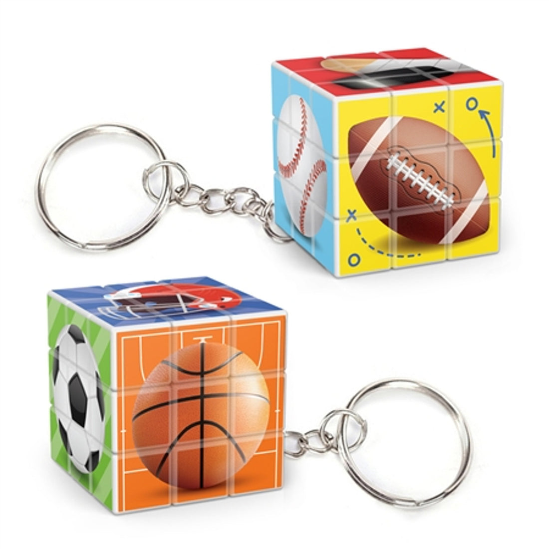 Jumble Cube Keychain