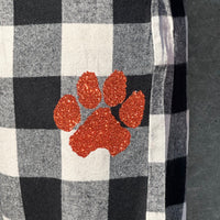 Paw Print Flannel Jogger