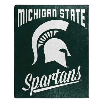 Michigan State Spartans ‘Alumni’ Raschel Throw Blanket