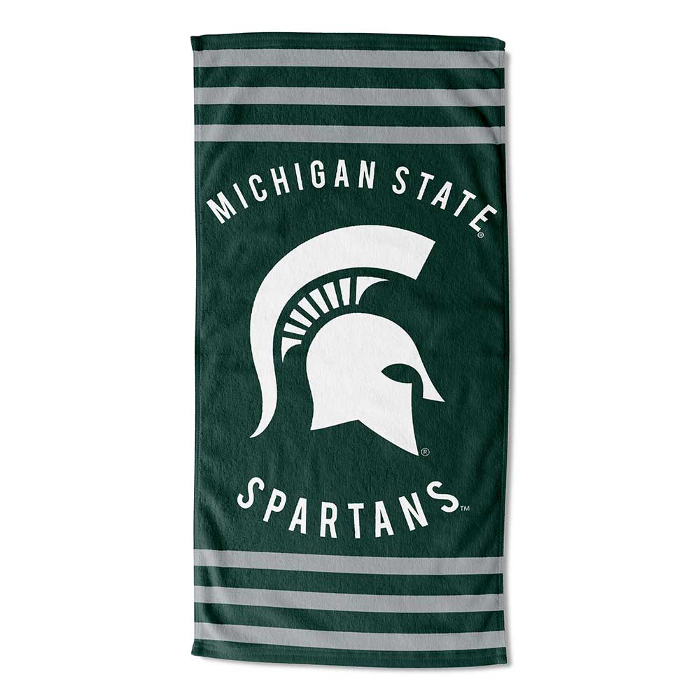 Michigan State Spartans Stripes 30" x 60" Beach Towel