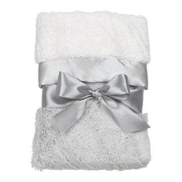 Silky Soft Crib Blanket - Steel