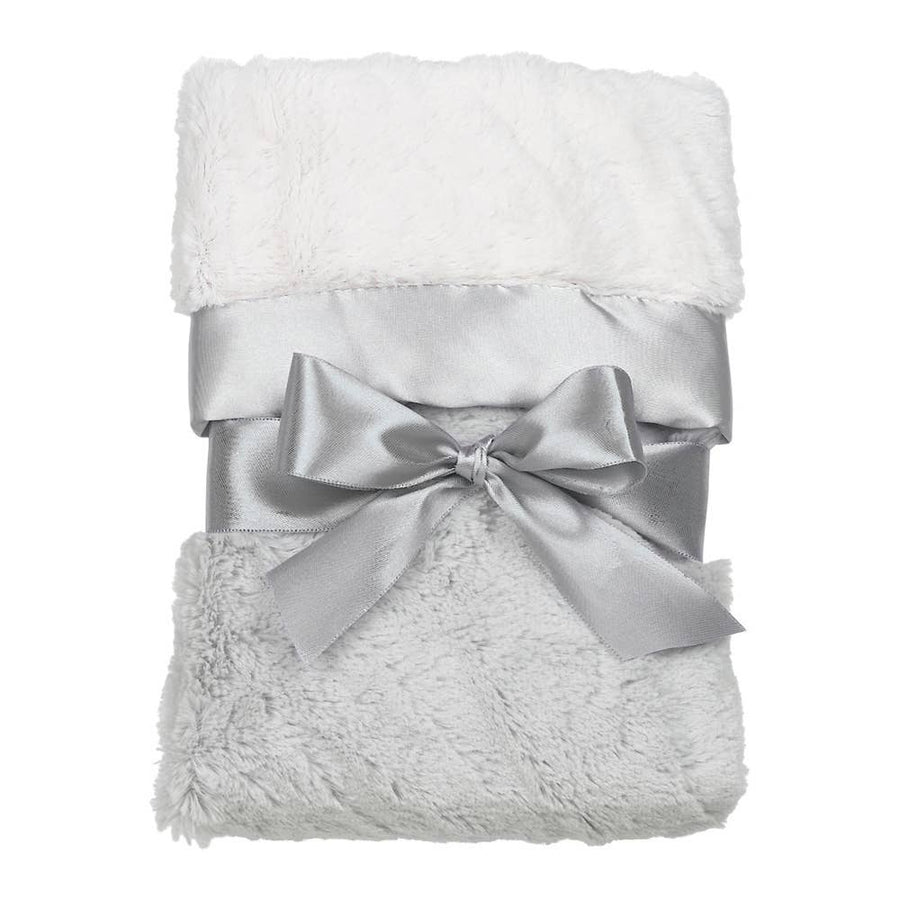 Silky Soft Crib Blanket - Steel