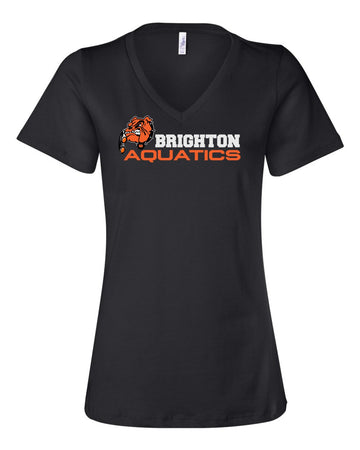 Brighton Aqua Dogs Ladies V-Neck