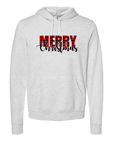 Buffalo Plaid Merry Christmas Premium Hoodie