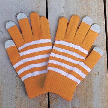 Gameday Texting Gloves Orange/White