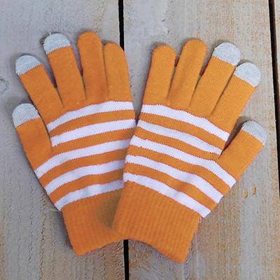 Gameday Texting Gloves Orange/White