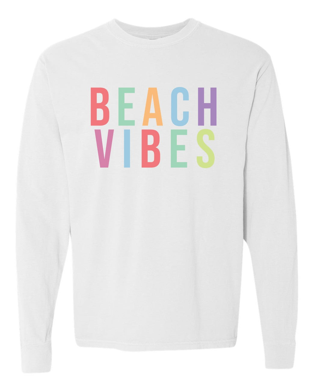 Beach Vibes Comfort Colors Long Sleeve