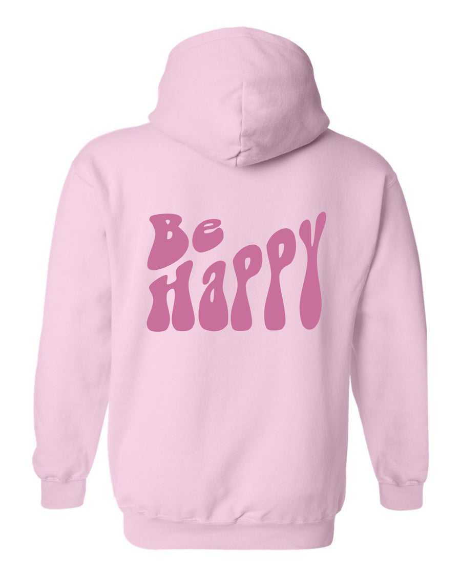 Be Happy Graphic Hoodie