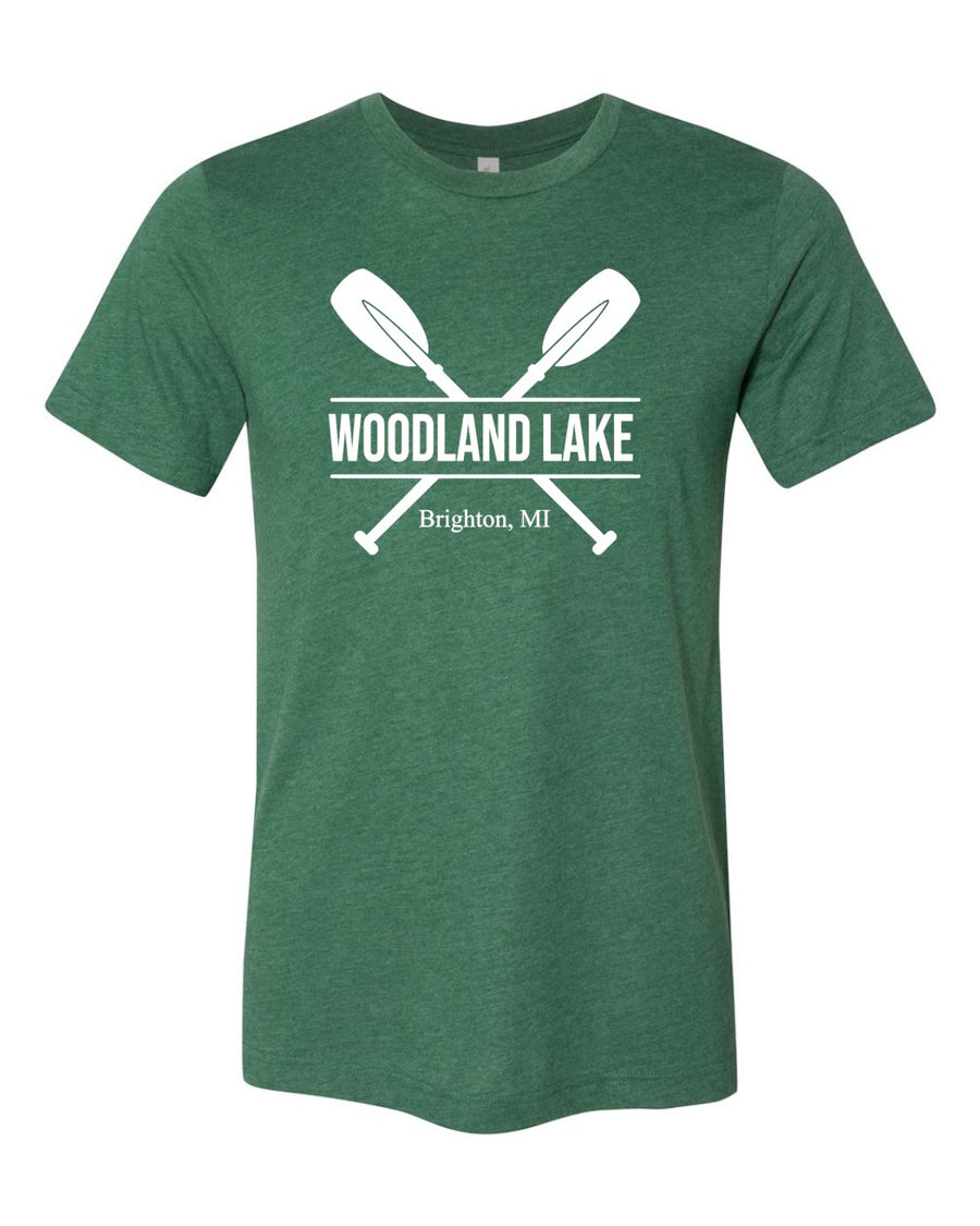Woodland Lake Split Oars Premium Tee