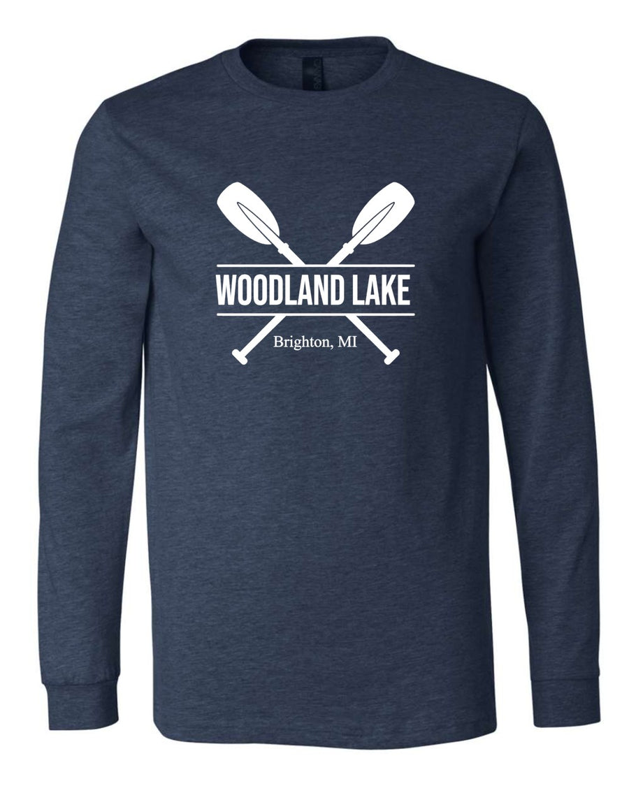 Woodland Lake Split Oars Premium L/S Tee