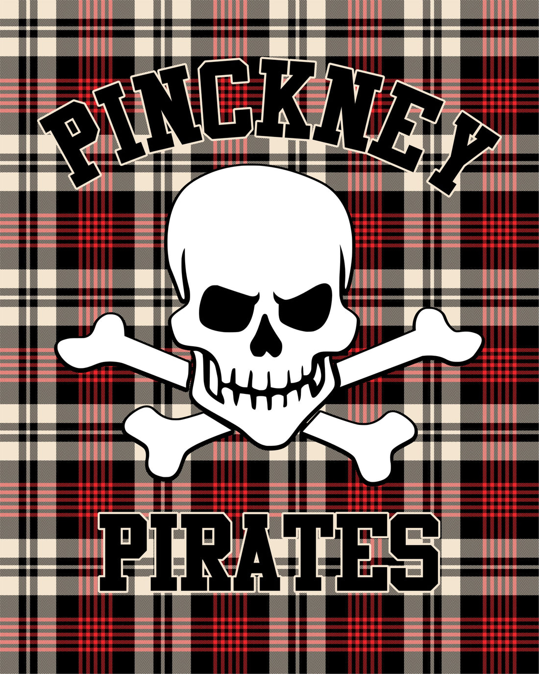 Pinckney Pirate Fleece Blanket
